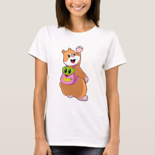 Hamster as Student with Backpack.PNG T-Shirt