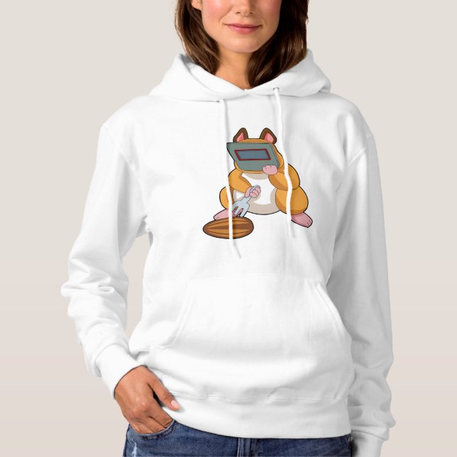 Hamster as Welder.PNG Hoodie (Front)