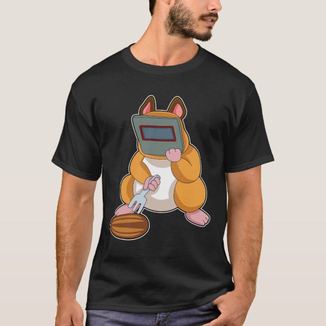 Hamster as Welder.PNG T-Shirt (Front)