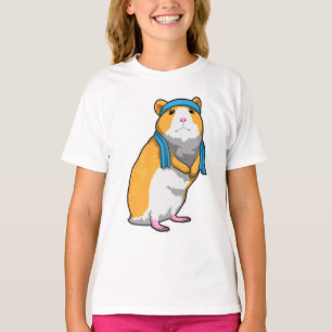 Hamster at Fitness with Towel T-Shirt