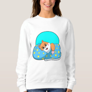 Hamster at Sleeping with Blanket.PNG Sweatshirt