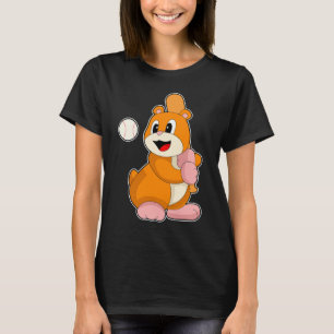 Hamster Baseball Baseball bat Sports T-Shirt