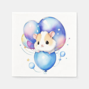 Hamster Birthday Napkin