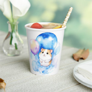 Hamster Birthday Paper Cups