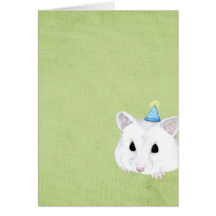 hamster blank card