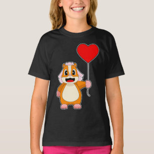 Hamster Bride Heart Wedding T-Shirt