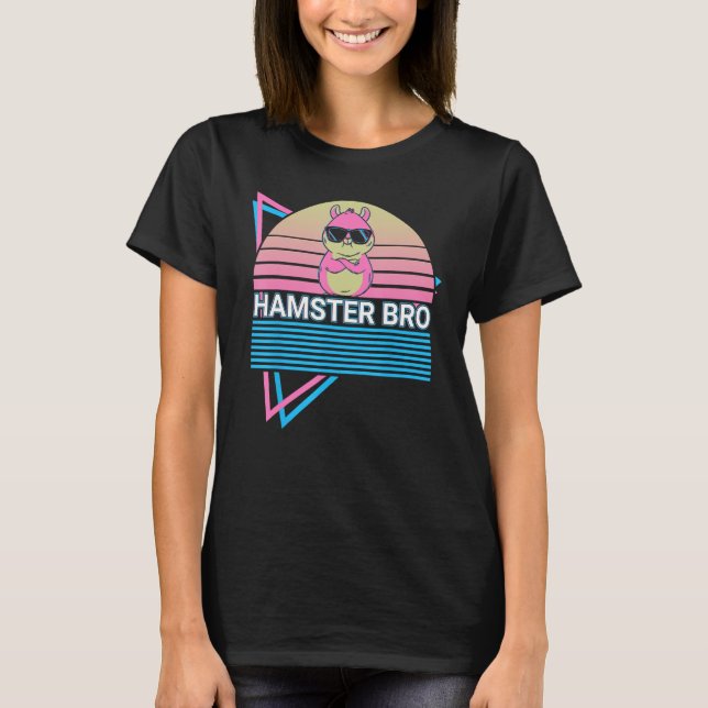 Hamster Bro Hamster Bro Retro T-Shirt (Front)