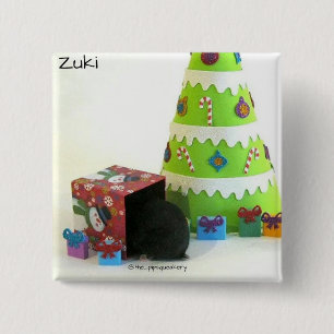 Hamster Butt! 15 Cm Square Badge