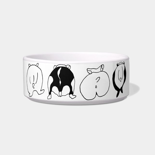 Hamster Butts Bowl (Front)