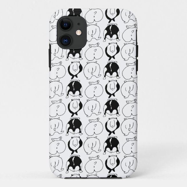 Hamster Butts Pattern Case-Mate iPhone Case (Back)