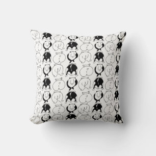 Hamster Butts Pattern Cushion