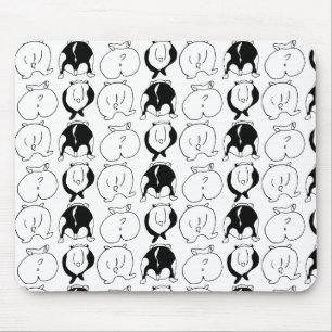 Hamster Butts Pattern Mouse Mat
