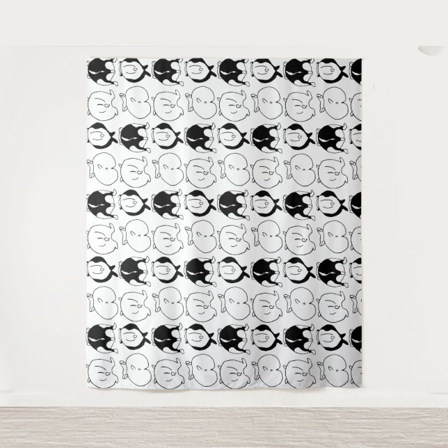 Hamster Butts Pattern Tapestry (Front)