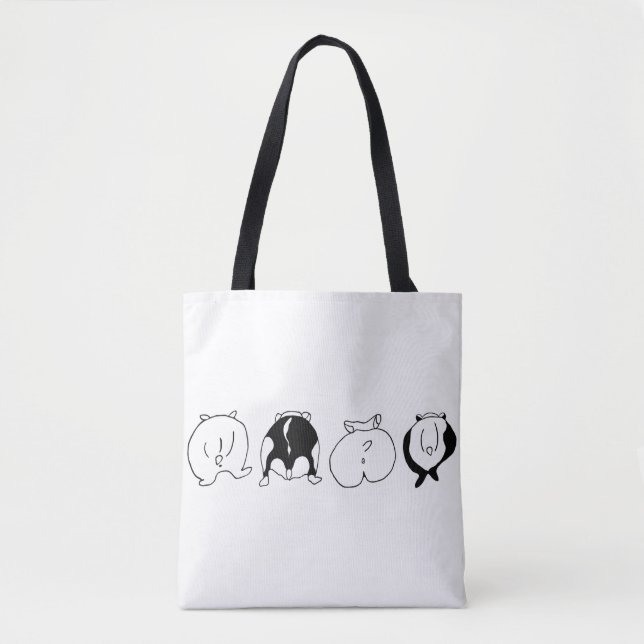 Hamster Butts Tote Bag (Front)