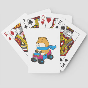 Hamster Car Playing Cards