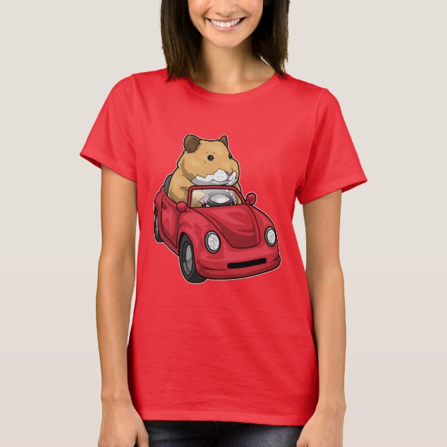 Hamster Car T-Shirt (Front)