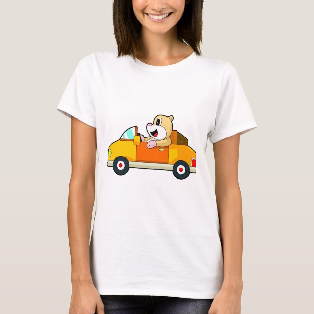 Hamster Car T-Shirt (Front)