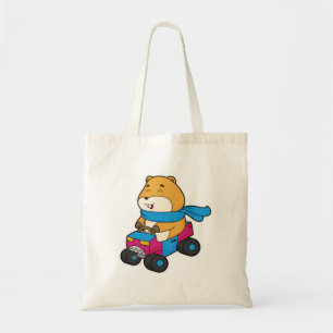 Hamster Car Tote Bag