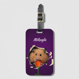 Hamster Chews Hole in Luggage Tag