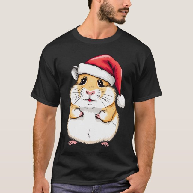 Hamster Christmas friend T-Shirt (Front)