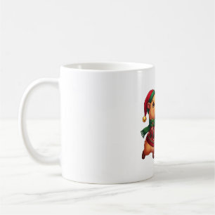 Hamster Christmas Star Decor Coffee Mug