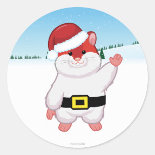 Hamster Classic Round Sticker