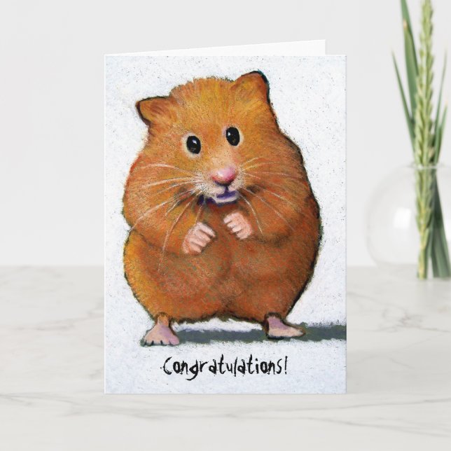 HAMSTER Congratulations! Card (Front)