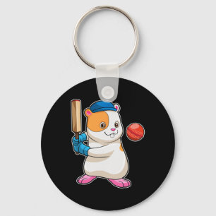 Hamster Cricket Cricket T Sports Key Ring