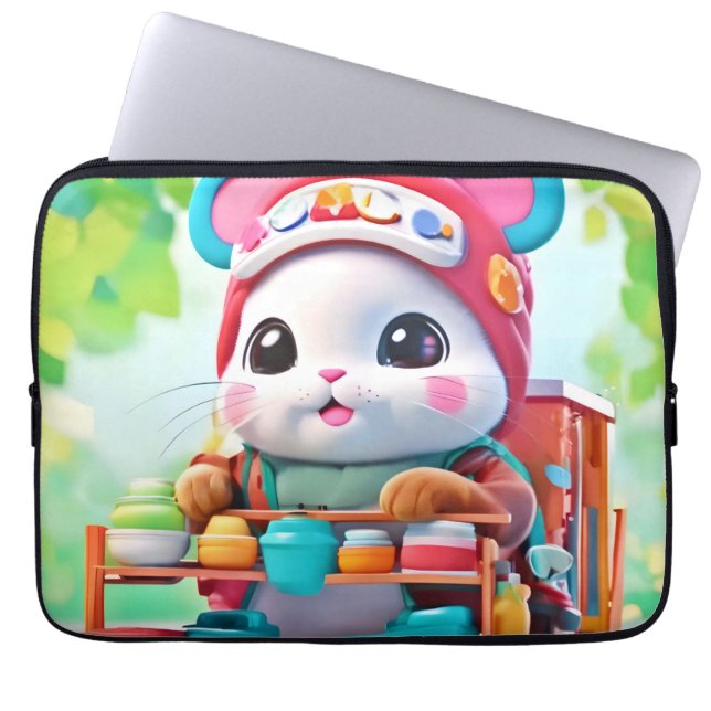Hamster Delivery Hero Laptop Sleeve (Front)