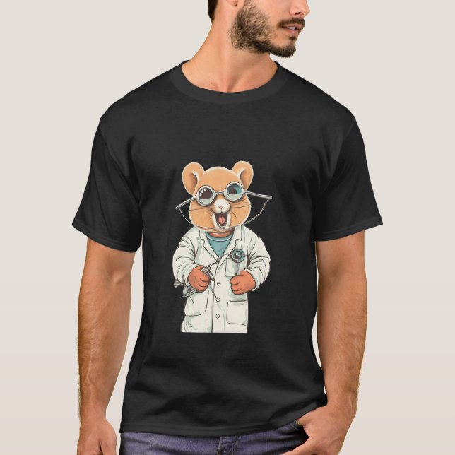 Hamster Dentist Dental Assistant Hygienist Hamster T-Shirt (Front)