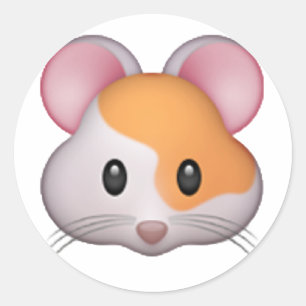 Hamster - Emoji Classic Round Sticker