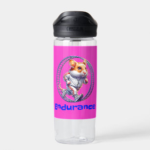 Hamster Endurance Running Shirt Hamster running  Water Bottle