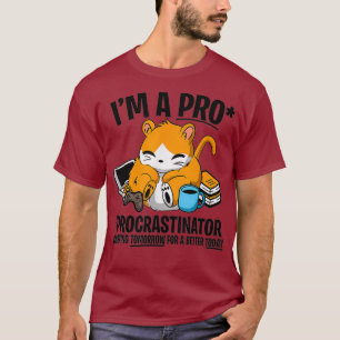 Hamster Faul Procrastinate joke funny gift T-Shirt