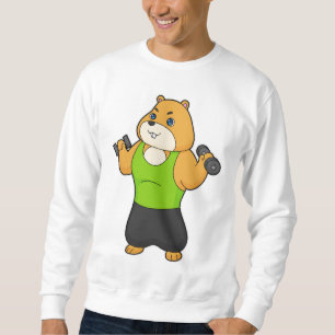 Hamster Fitness Dumbbell Sweatshirt