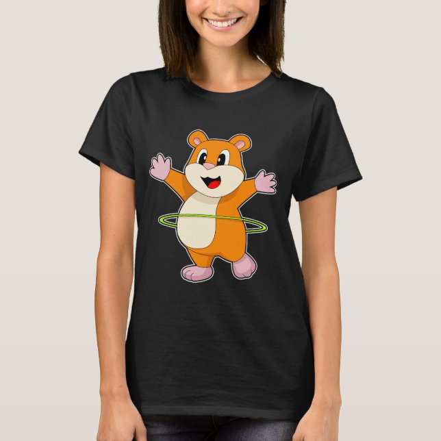 Hamster Fitness Gymnastics T-Shirt (Front)