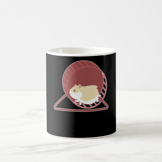Hamster Funny Design Rodent Dwarf Hamster Gift Coffee Mug (Center)