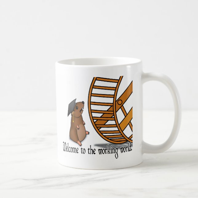 Hamster Grad Coffee Mug (Right)