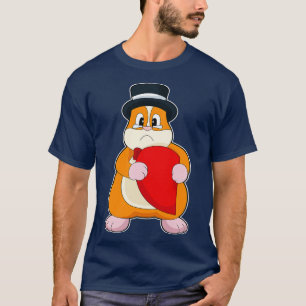 Hamster Groom Heart Wedding  T-Shirt