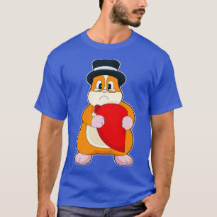 Hamster Groom Heart Wedding  T-Shirt