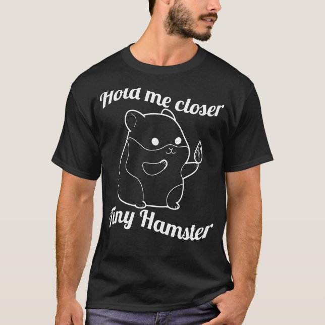Hamster Hammy Quote Prickly Pig Rodent  1 T-Shirt (Front)
