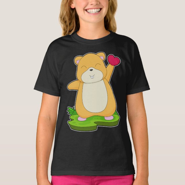 Hamster Heart T-Shirt (Front)