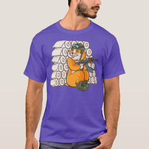 Hamster Hoarding Toilet Paper Funny TP Shortage T-Shirt