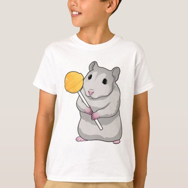 Hamster Lollipop T-Shirt (Front)
