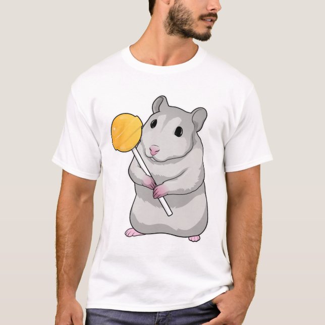 Hamster Lollipop T-Shirt (Front)