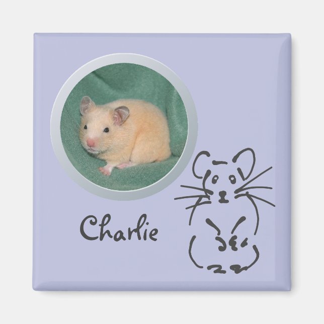 Hamster Memory Add a Photo Magnet (Front)