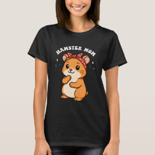 Hamster Mum Cute Pet Lover Graphic T-Shirt