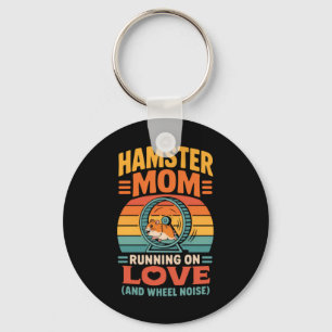 Hamster Mum Keeper Pet Hamster Key Ring