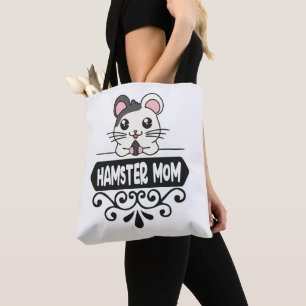 Hamster mum pet animal lovers cute tote bag