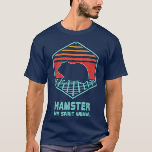 Hamster My Spirit Animal Retro Vintage 80s Style T-Shirt