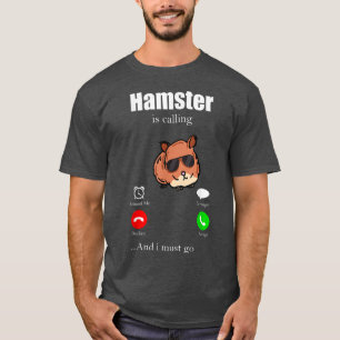 Hamster Nocturnal Omnivore Guinea Rodent  T-Shirt